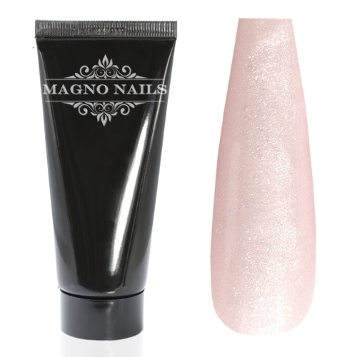 Hard Polyacryl Gel - luxury Polygel Acrylgel rosa mit feinem Glitzer